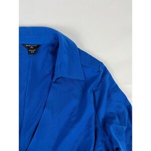 MARCIANO by GUESS Royal Blue Long Sleeve‎ Wrap Midi Dress US 10 EU 46
